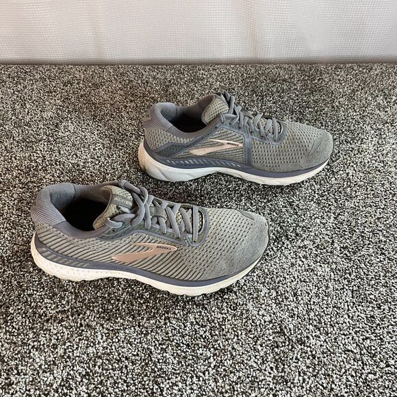 Women's Brooks Adrenaline GTS 20 Gray Size 10 - Picture 4 of 6